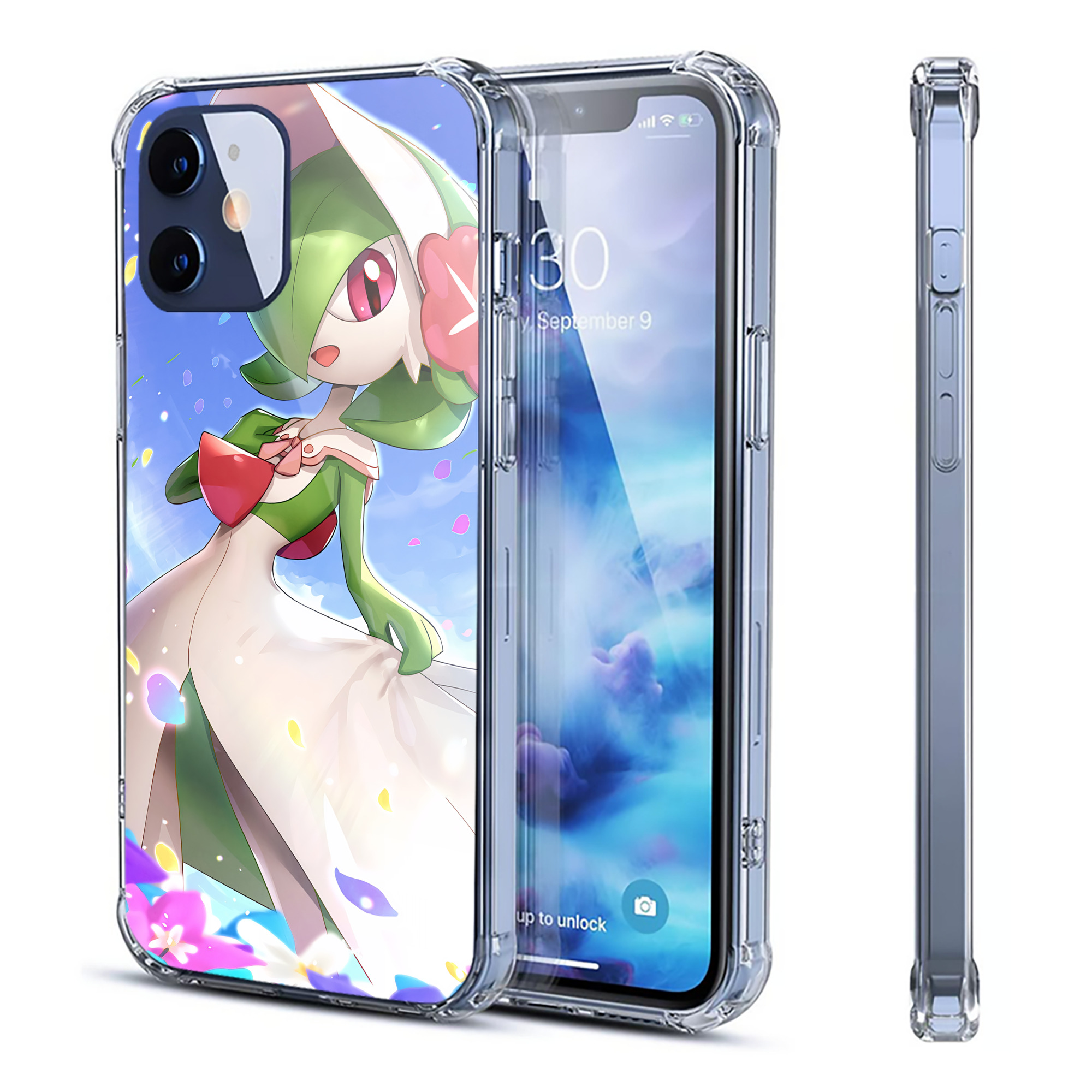（画像用） ポケットモンスター Pokémon 【iPhone 12シリーズ対応】透明スマホケース（クリアソフトケース）